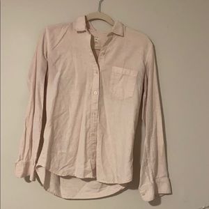 Pink oxford button down shirt